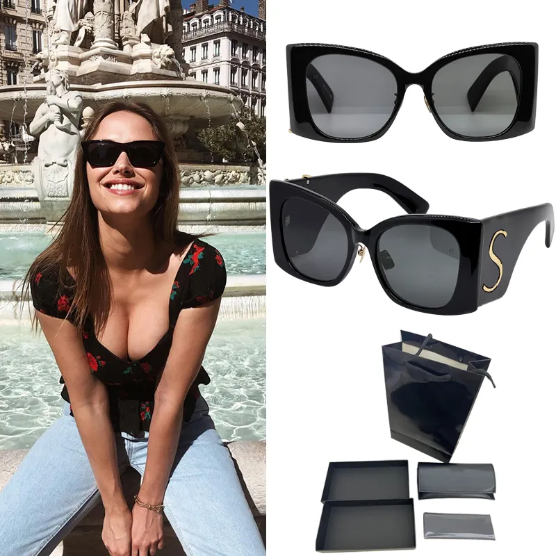 lunettes de soleil de créateur pour femmes chaudes pour femmes lunettes de soleil pour femmes pour dame de la mode 119 conception de papillon jambes larges avec lettre uv400 lunettes rétro funky rock sun lunettes de vue