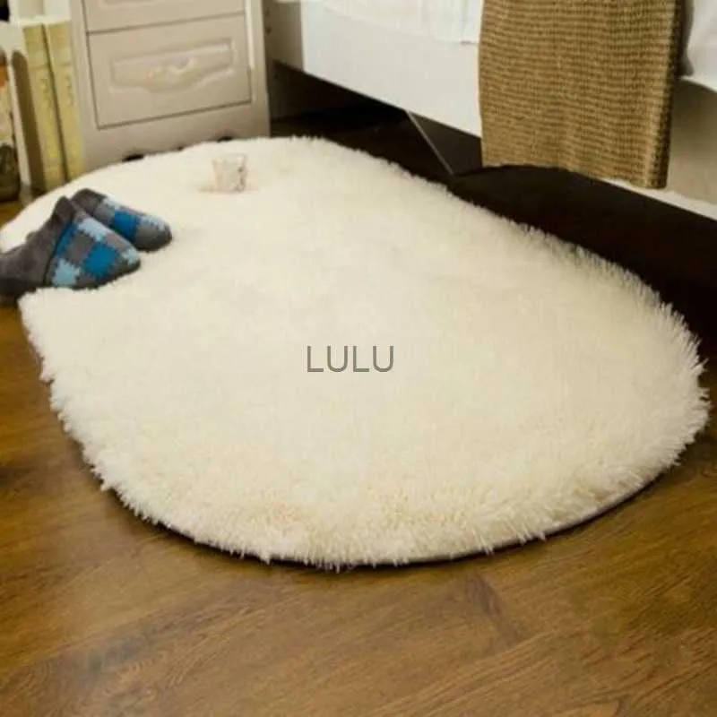 Hot Sale Oval Carpets For Living Room Sofa Bed Bedides Mats Soft Rugs Non-slip Bedroom Mats Home Decoration Tapetes HKD230829