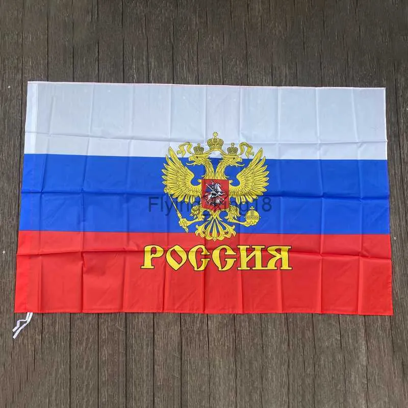 Бесплатная доставка xvggdg 90x150cm Nice Polyester Ressia Президент Россия Флаг Россия Национальный баннер России HKD230829