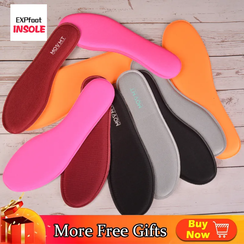 Shoe Parts Accessories 6 Pair/lot Memory Foam Shock absorption Insole foot massage insole for man and women casual shoes plantar fasciitis heel insole 230829