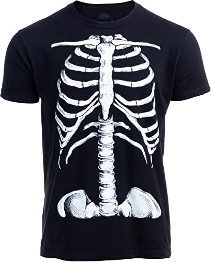 Skeleton Rib Cage Top Unisex Adult White Skeleton Rib Cage Top Unisex Adult White
