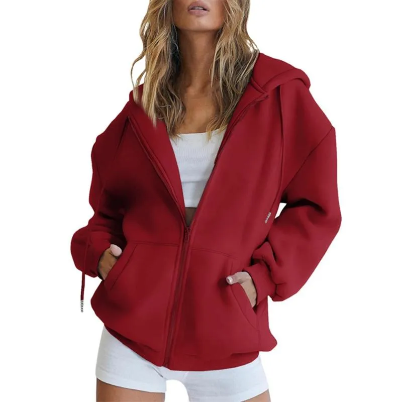 Sudaderas con capucha para mujer, estilo casual, manga larga, con cordón,  para otoño, diseño básico, bolsillo : : Deportes y Aire Libre