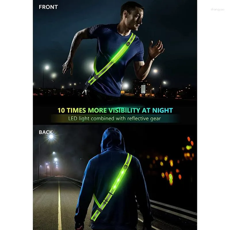 Light belt for shop running at night