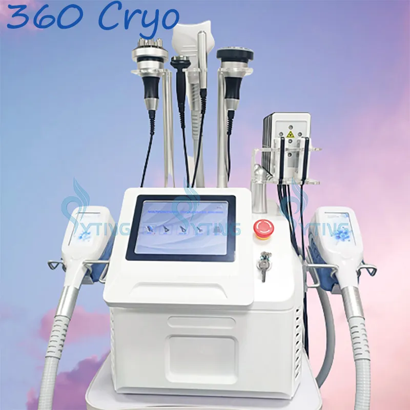 360 crioterapia remoção de gordura redução de celulite lipo laser corpo emagrecimento cavitação rf dispositivo de perda de peso