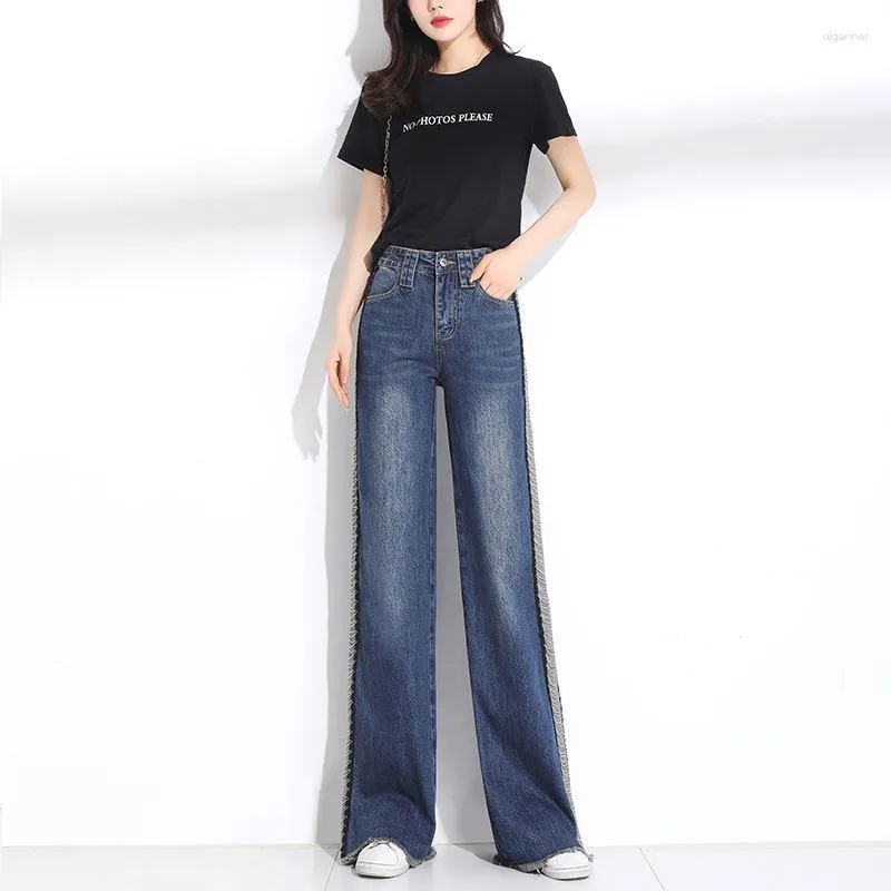 Harajuku Fashion Womens Wide Leg Baggy Wide Leg Jeans Women 90s Streetwear,  Large Femme Pants, Urban Grunge Style From Olgariner, $26.54 | DHgate.Com