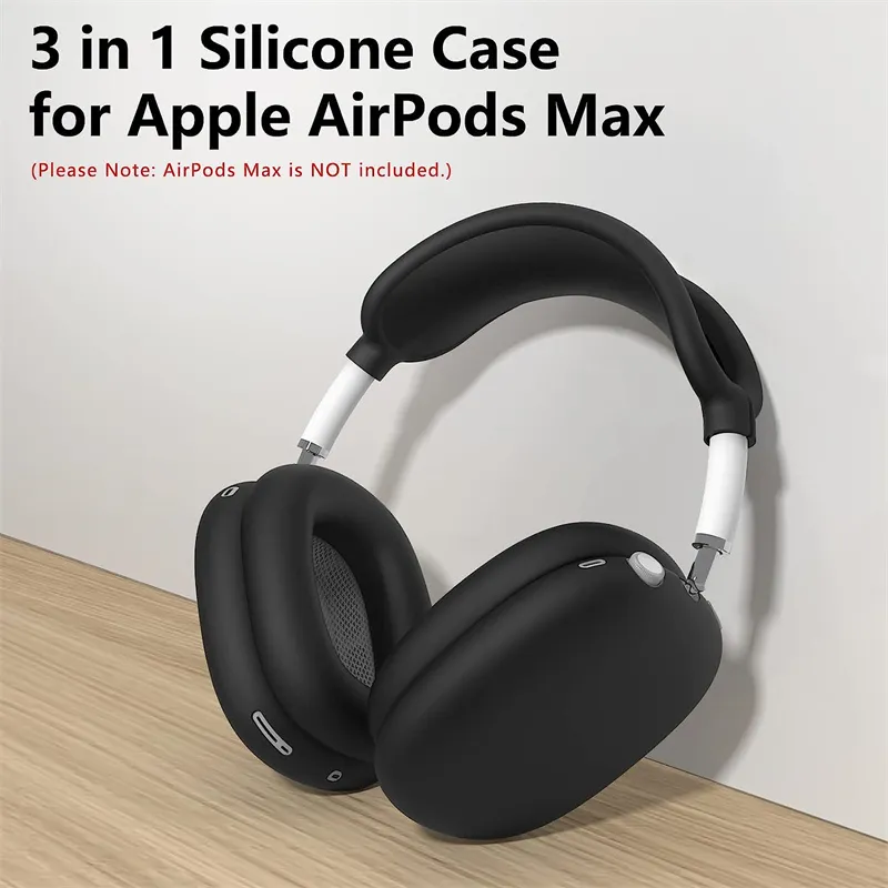  Case Cover for AirPods Max, Soft Silicone Case Cover