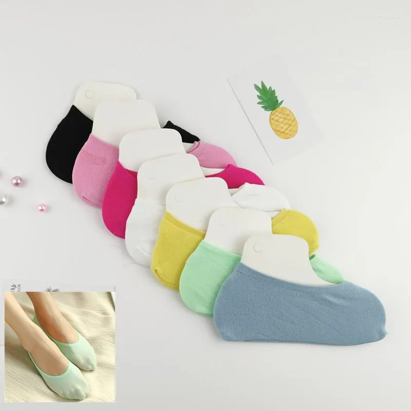 Kadın Çoraplar 3 Çift/Lot Mutlu Sox Sevimli Harajuku Kesim Ayak Bileği Düşük Yaz Nefes Alabilir Pamuk Elastik Kuvvet Yumuşak Şeker Yeşil