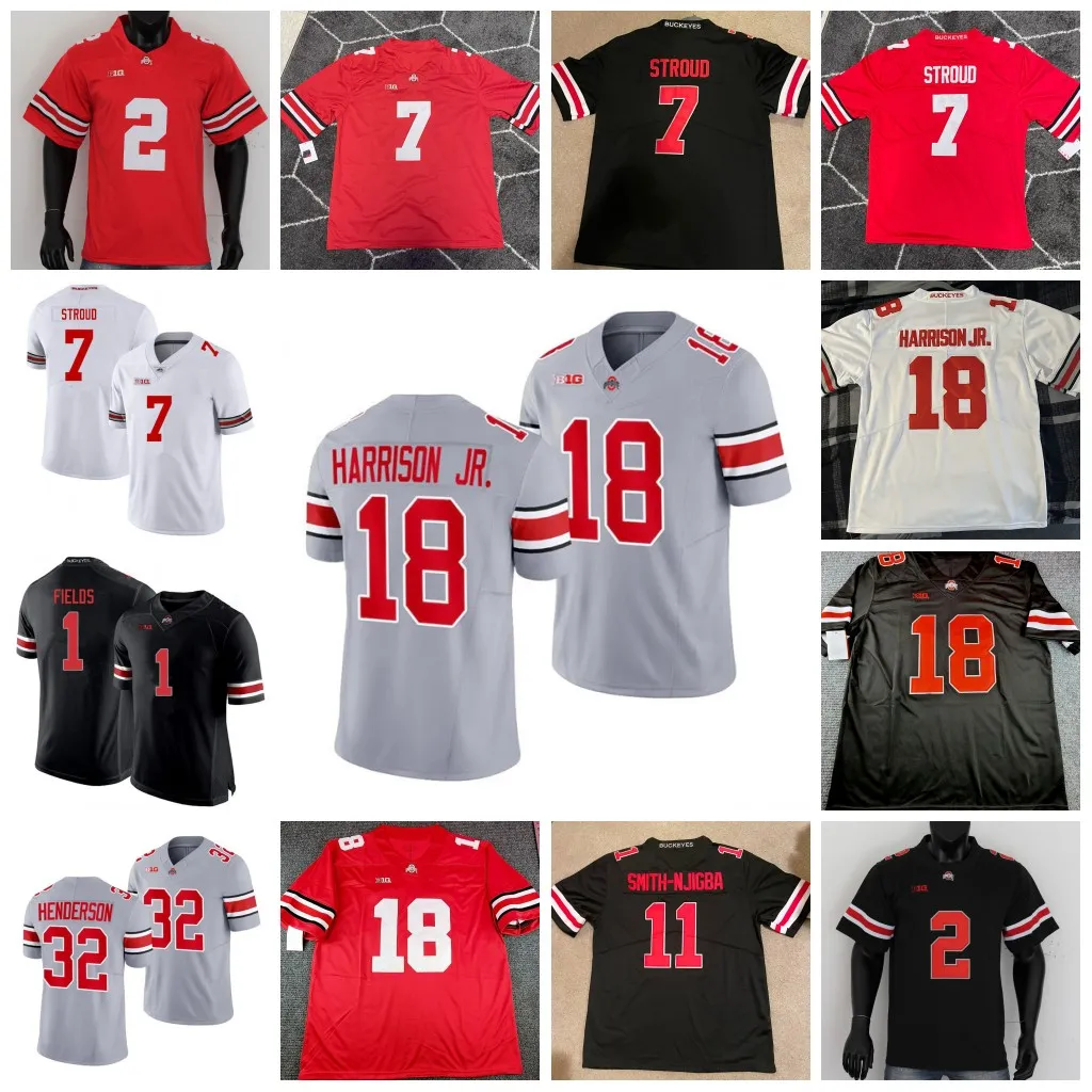 Ohio State Buckeyes Custom Football Jersey Your Player Your Number