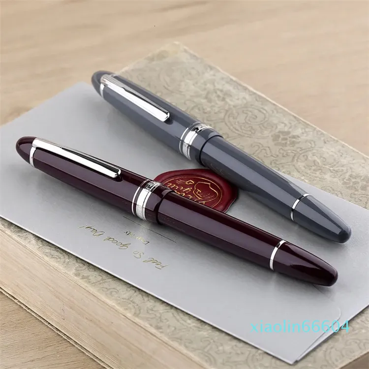 Fountain Pens P136 Fountain Pen Metal Copper Piston EF 0.4mm F 0.5mm M Nibs School Office Student Writing Gifts Pen Stationery
