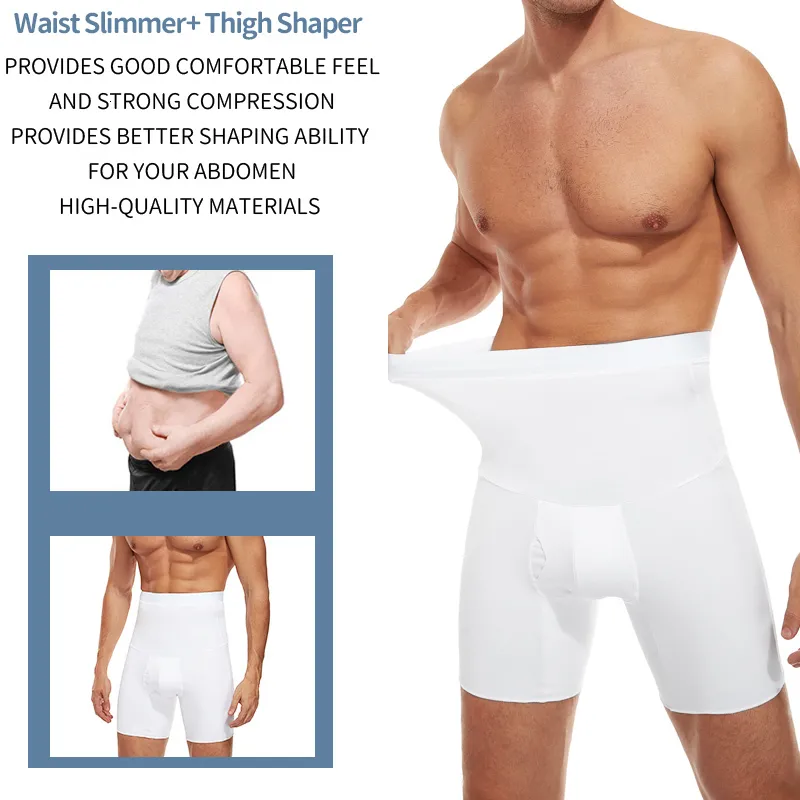 Waist Tummy Shaper Men Body Shaper Tummy Control Compression Shorts Belly Slimming  Shapewear Abdomen Reducer Panties Fitness Boxer Pants Underwear 230829 From  10,39 €
