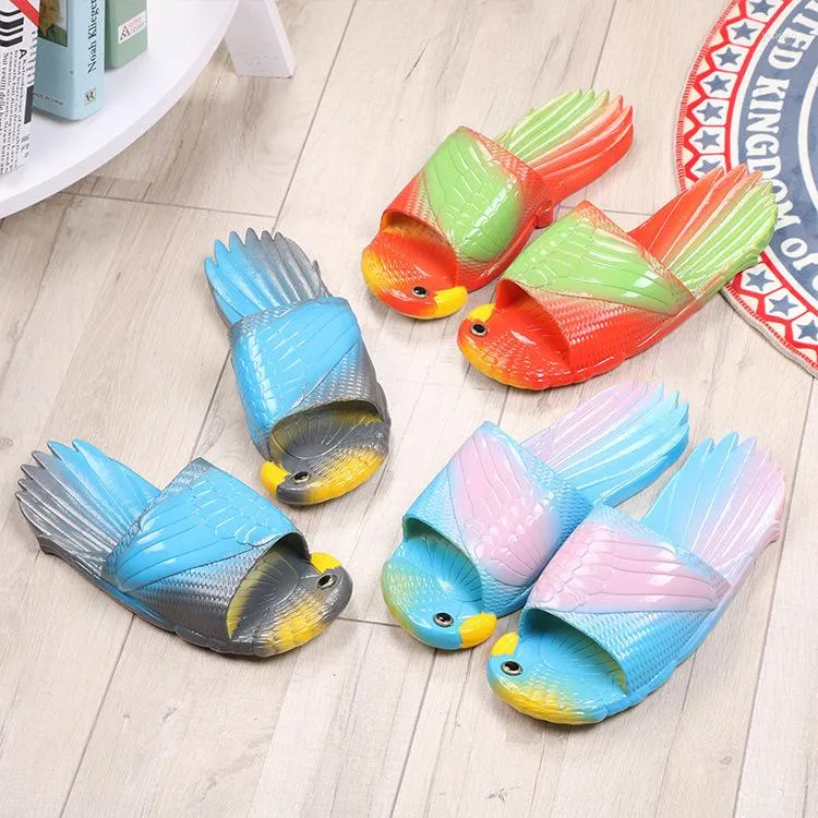 2023 Arrival Parrot Allbirds Slippers Cute Animal Sandals For Boys