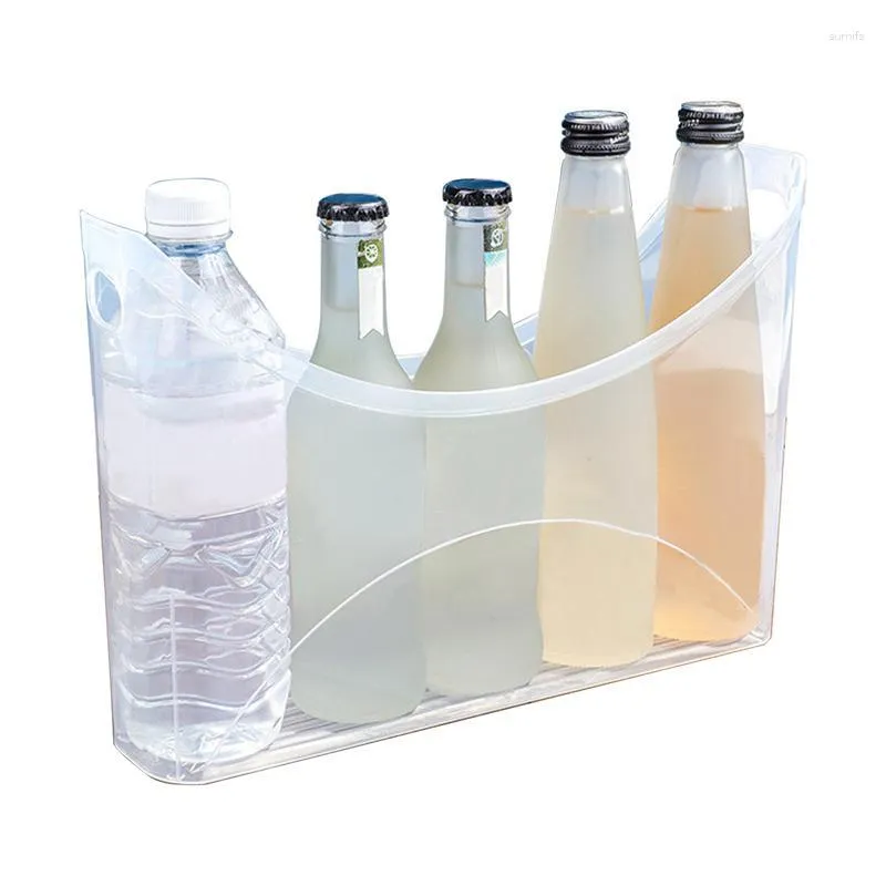 Sacs de rangement, organisateur de réfrigérateur, conteneurs transparents pour la cuisine sous l'évier, bouteilles de boissons, garde-manger d'organisation