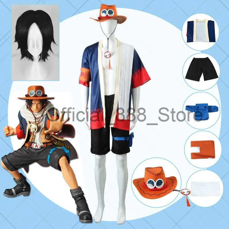 Anime One Piece Monkey D. Luffy Cosplay Costume Outfits Uniform Halloween  Carnival Suit