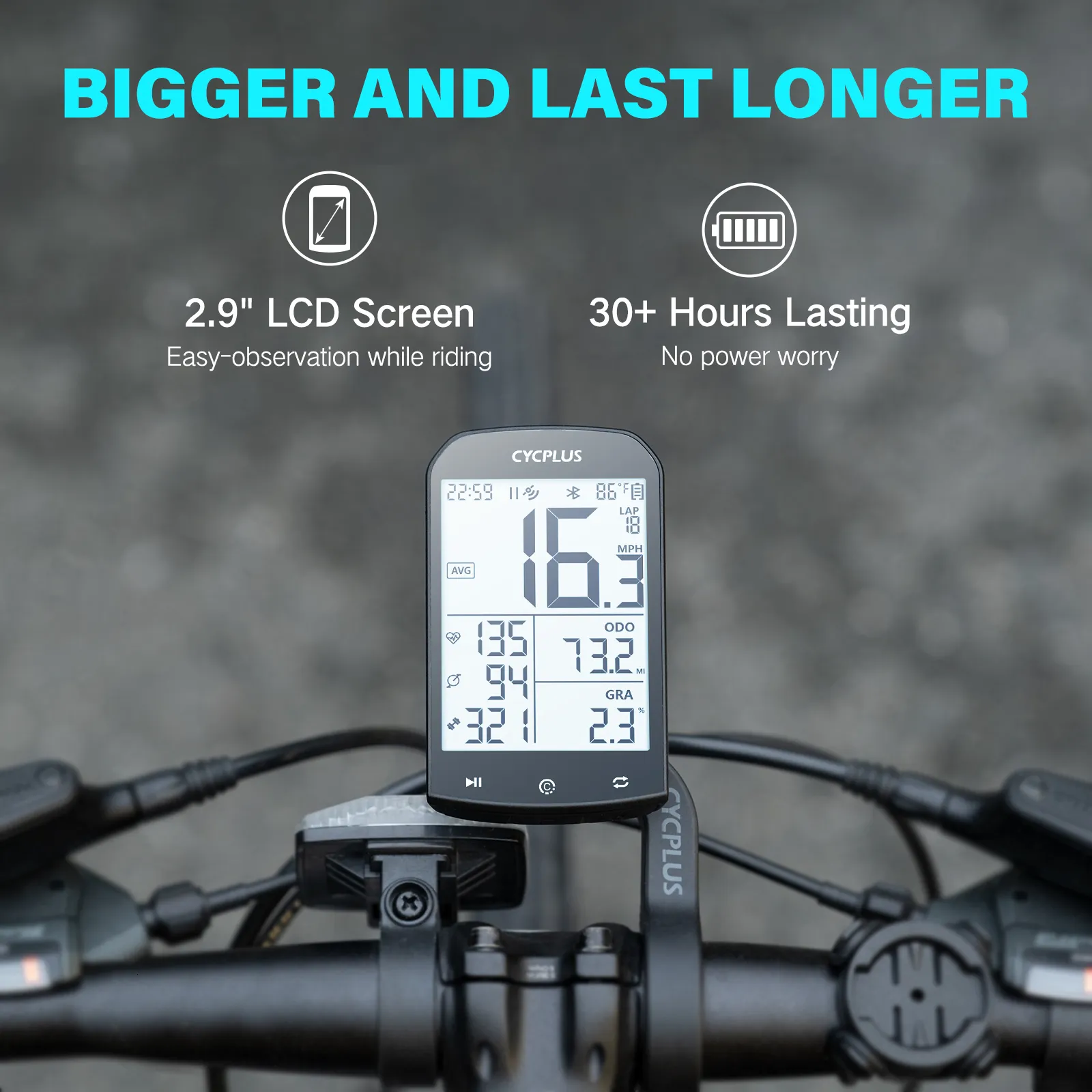 Cycplus M1 Accessories GPS GPS Computer Computer Cycling Speedometer Bluetooth 5.0 Ant Ciclismo Speed Meter Garmin Zwift 230829 1 777 DHgate