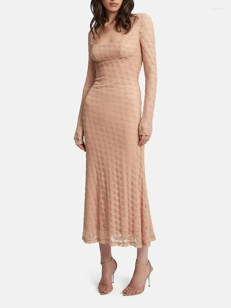 slim fit dress slacks Cute And Casual Everyday Ribbed Knit Midi Dress
