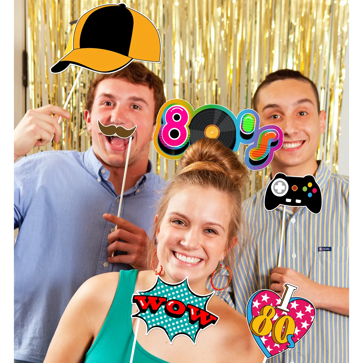 vintage-80s-party-store-pack-funny-party-booth-props-for-cosplay-birthday-decorations-and-favors