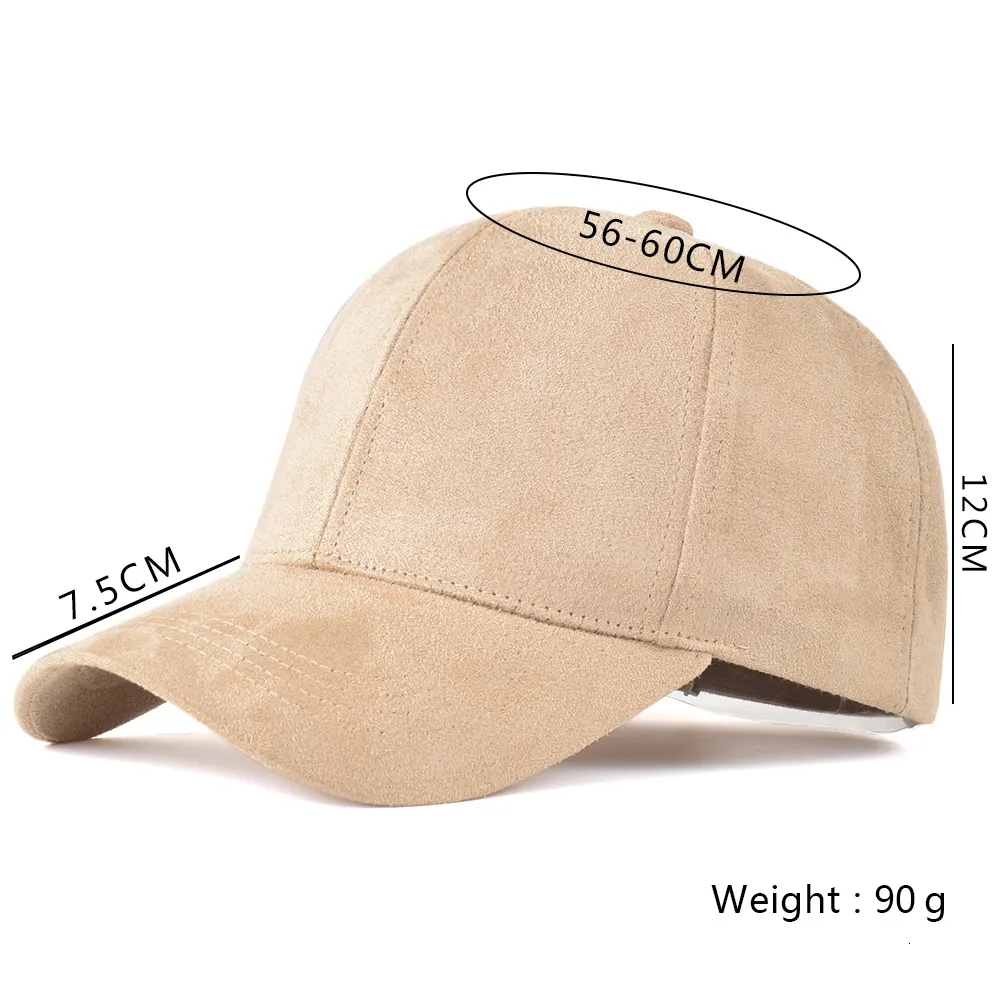 Ball Caps Fashion Brand Baseball Cap Women Gorra cap Street Hip Hop Suede Hats for Ladies Black Grey 230829