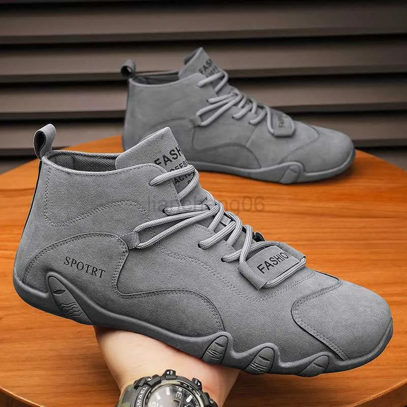 Dress Shoes New Men's Boots Non-slip Wear-resistant Work Shoes Comfortable Cool Motorcycle Boots Thickened Warm Casual Shoes Men's Shoes L0830