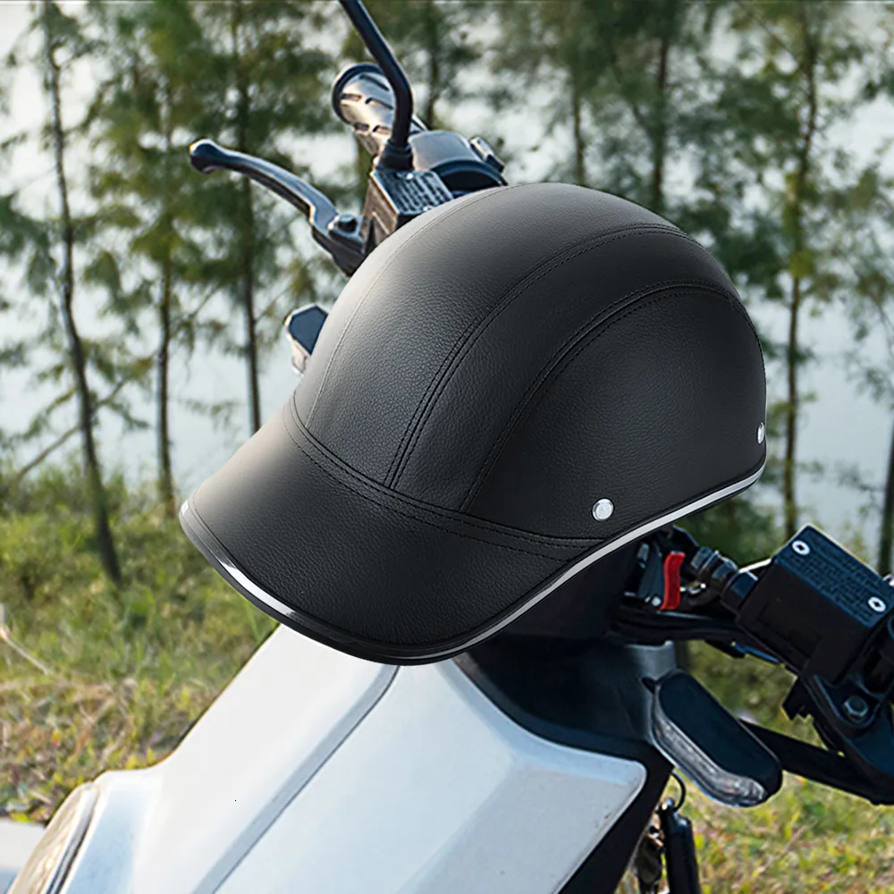 Adjustable Strap Cruiser Bike Helmets For Adults ABS Leather Baseball Cap For Motocross And Electric Biking Safety 230829 From Lian09 11.69 DHgate.Com