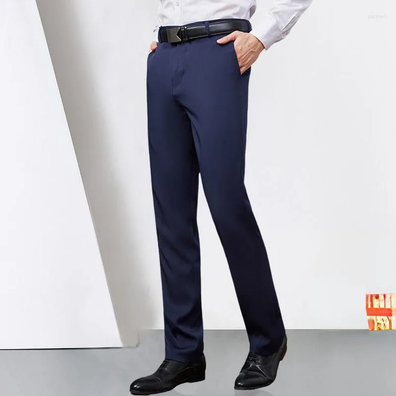 2023 Mens Business Casual Suit Pants Fashionable Cotton Solid Wedding ...