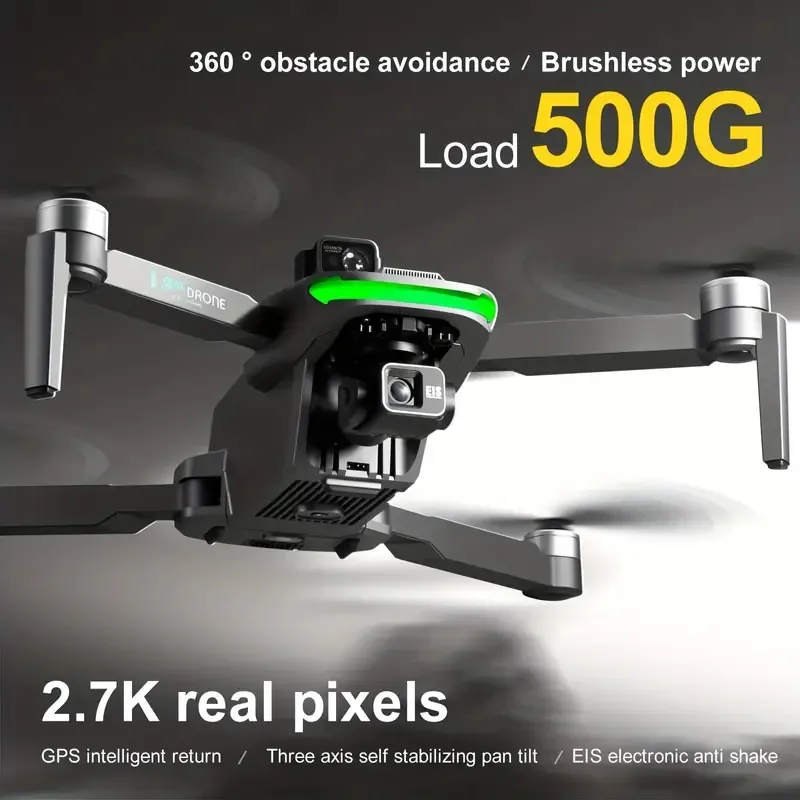 Drone professionnel UAV Quadcopter S155 : tirez le meilleur parti de votre vol avec le relais GPS, le moteur sans balais, la charge utile de 500 g, le stabilisateur de cardan à 3 axes, l'évitement d'obstacles, plus encore !