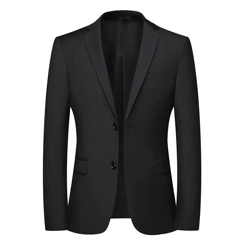 Abiti da uomo Blazer Boutique Moda uomo Affari Coltivare la propria moralità Tempo libero Colore puro Matrimonio da gentiluomo Presieduto Blazer da lavoro 230829