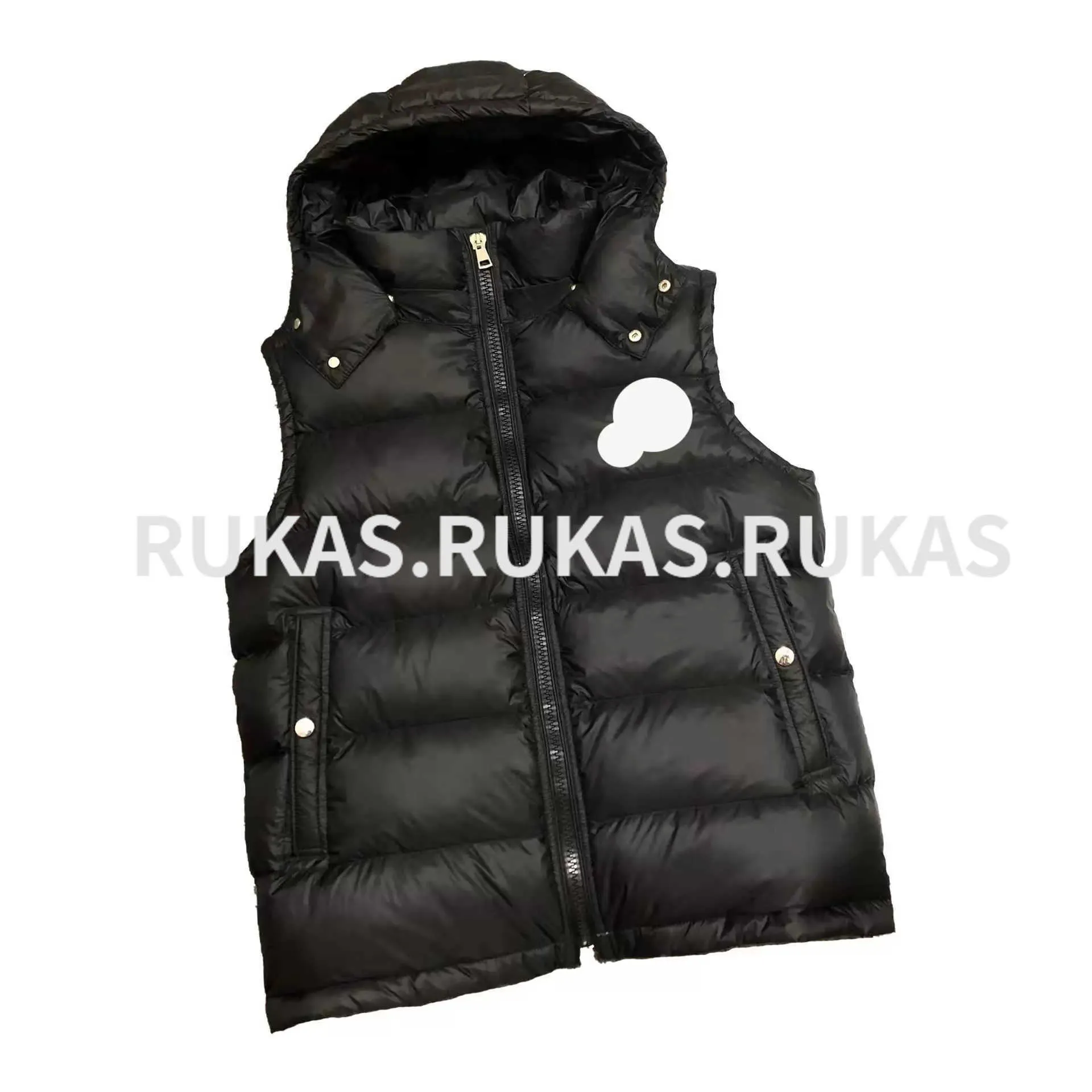 Gilet en duvet classique pour hommes et femmes, marque française de styliste, avec capuche détachable, Double paquet, chaud et décontracté