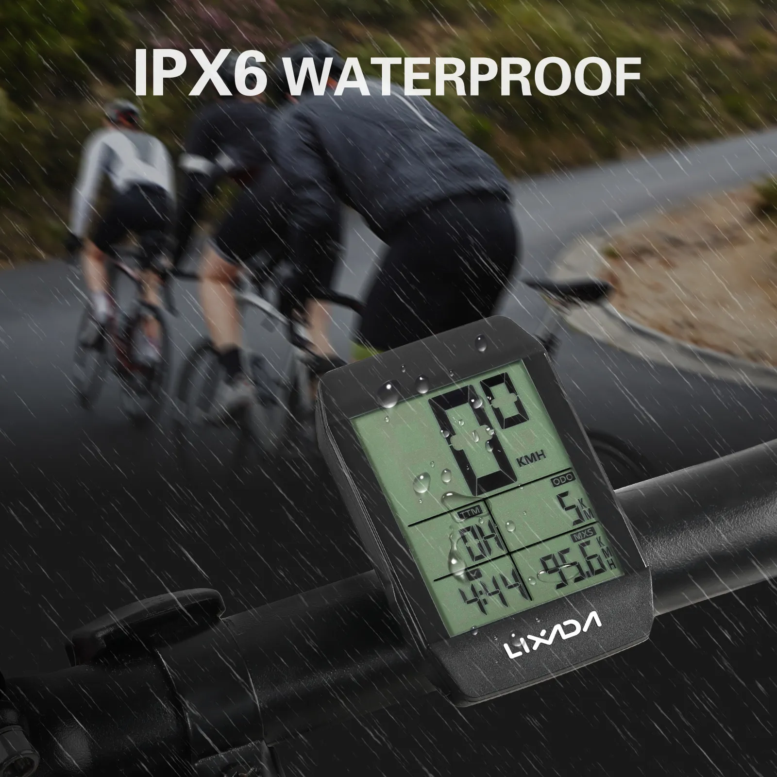 Lixada usb rechargeable wireless bike cycling computer hotsell