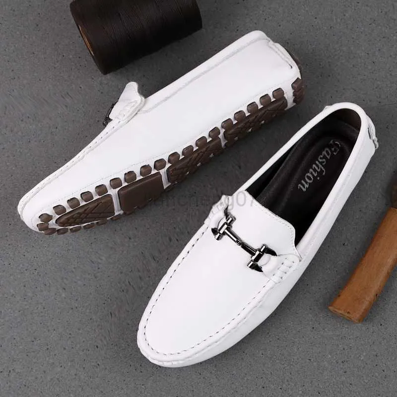 Geklede schoenen Echt leer Heren instappers Elegantes Casual schoenen Heren Designer Flats Zachte mocassins Hot Sale Loafers voor heren Trend