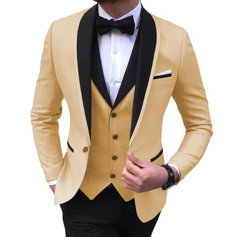 Mens Suits Blazers Party Dresses JacketPantsVest Fashion For Men Slim Fit Casual Male Blazer Formal Occasion Homme Costume 230829 From 38 82 DHgate
