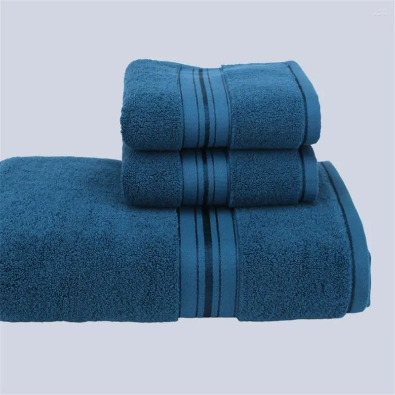 Serviette 3 pièces ensemble de bain pour hommes femmes adultes enfants salle de bain 70 140 34 76 haute qualité