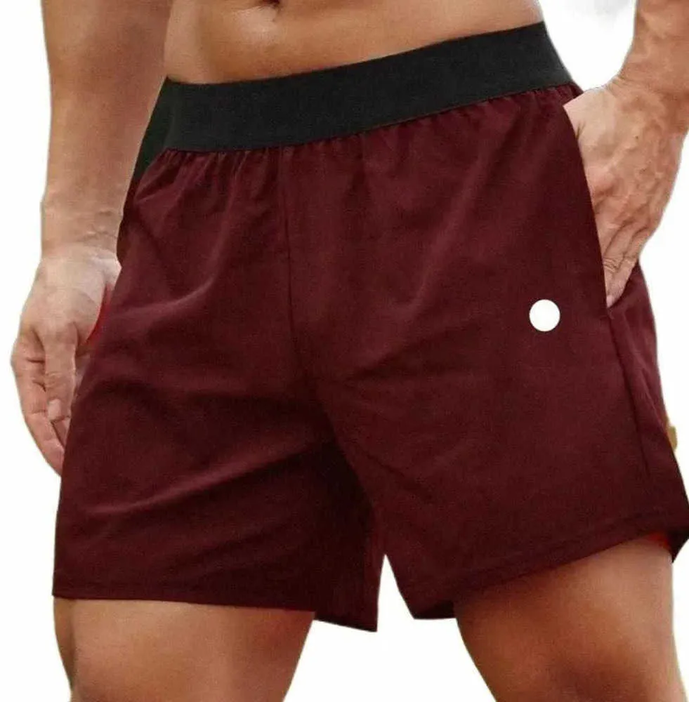 Men Yoga Sports Shorts Outdoor Fitness Szybki suchy lululemens męs