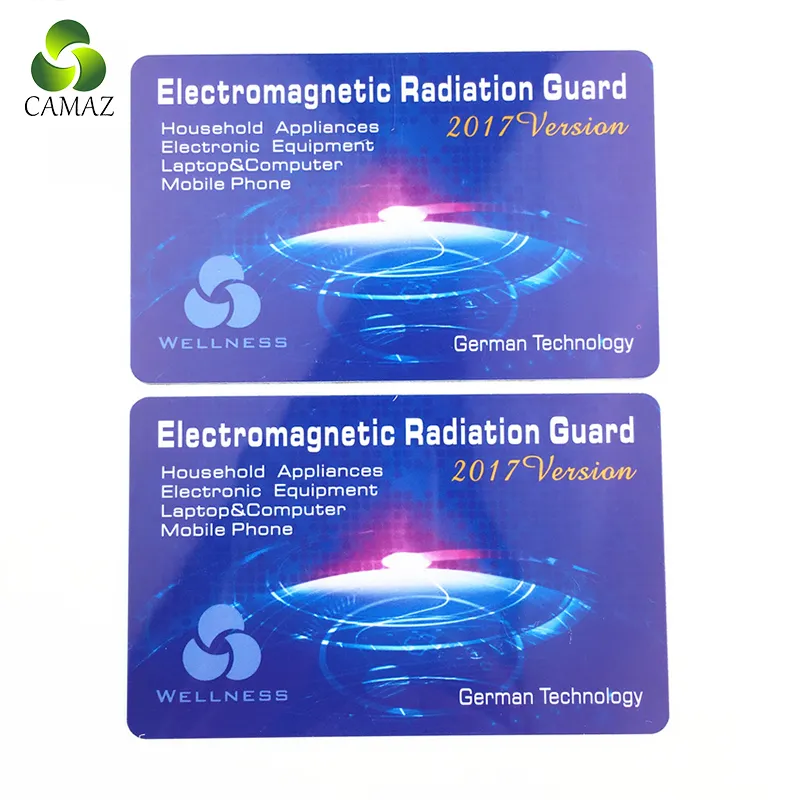 Camaz Electromagnetic Radiation Protection Card Bio Energy Carta Energia Ione Anti -radiazione Anti Radiazione Bio Scalare Card Energy Quantum con OPP Bag