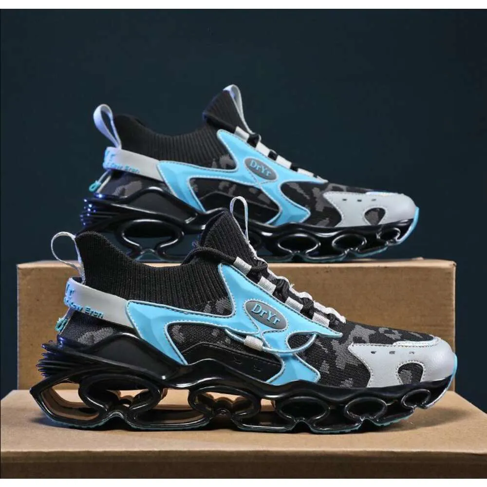 Blade Sole Running Shoes Womens Mens Casual Sneakers Breathable