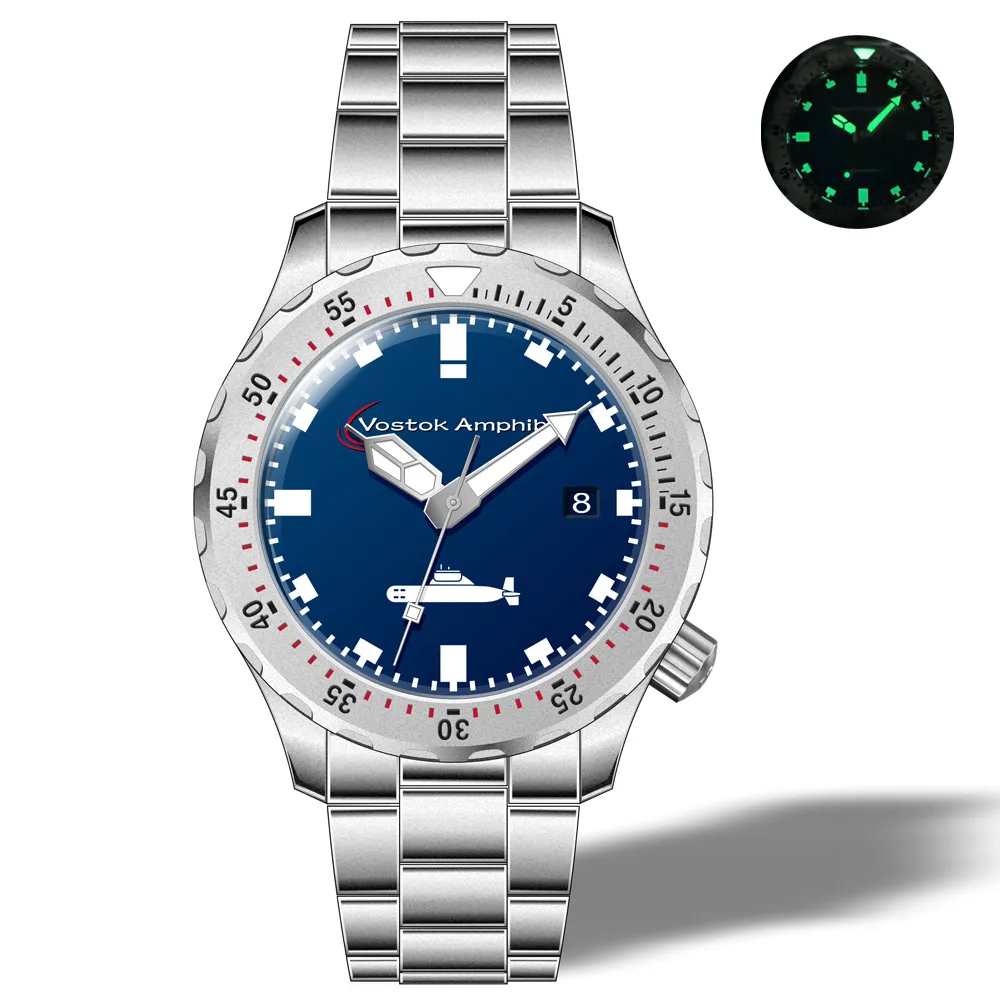 Horloges Vostok Amphibia Mechanische horloges Automatisch Mechanische Automatische Bewegung Uhren Herren Automatik Uhr Armbanduhr Europa 230829