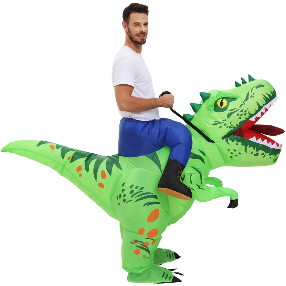 Inflatable T-Rex Costume - Funny Dinosaur Cosplay Suit for Adults ...