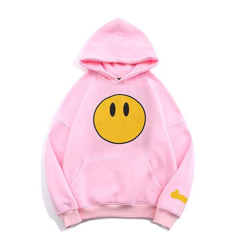 Pink drew hoodie cheap