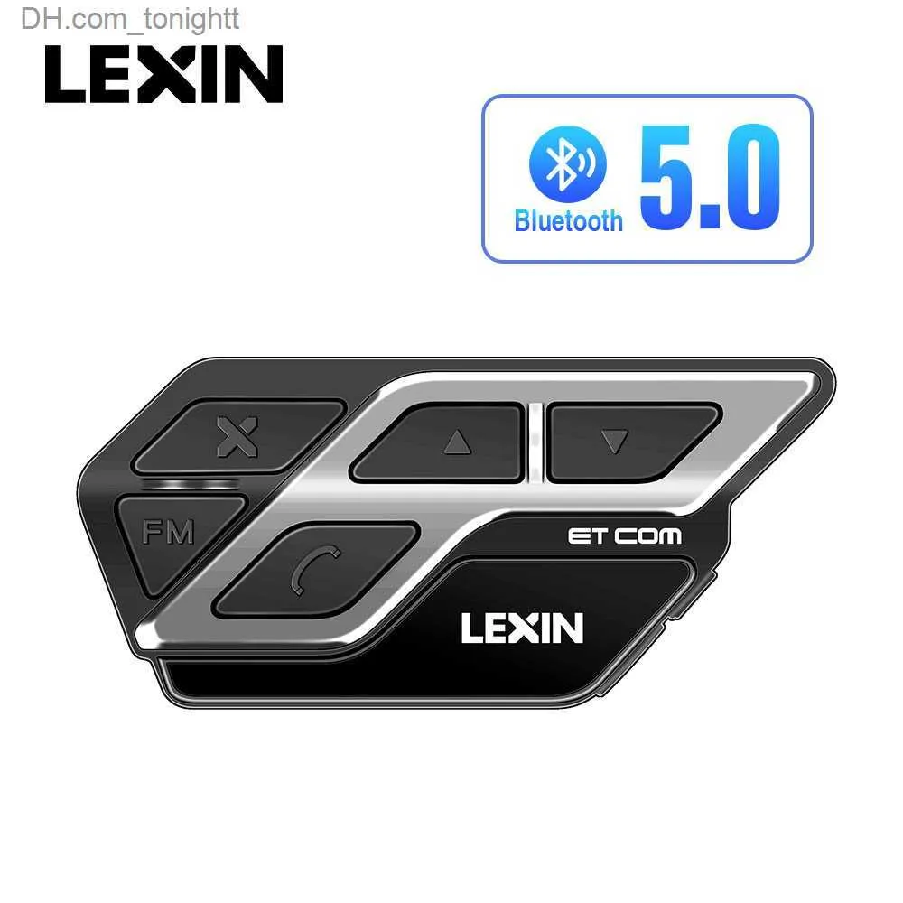 Lexine 1 st. Etcom Bluetooth intercomhelm Interphone intercomsysteem voor 6 rijders BT stemvaste intercom MP3 Q230830