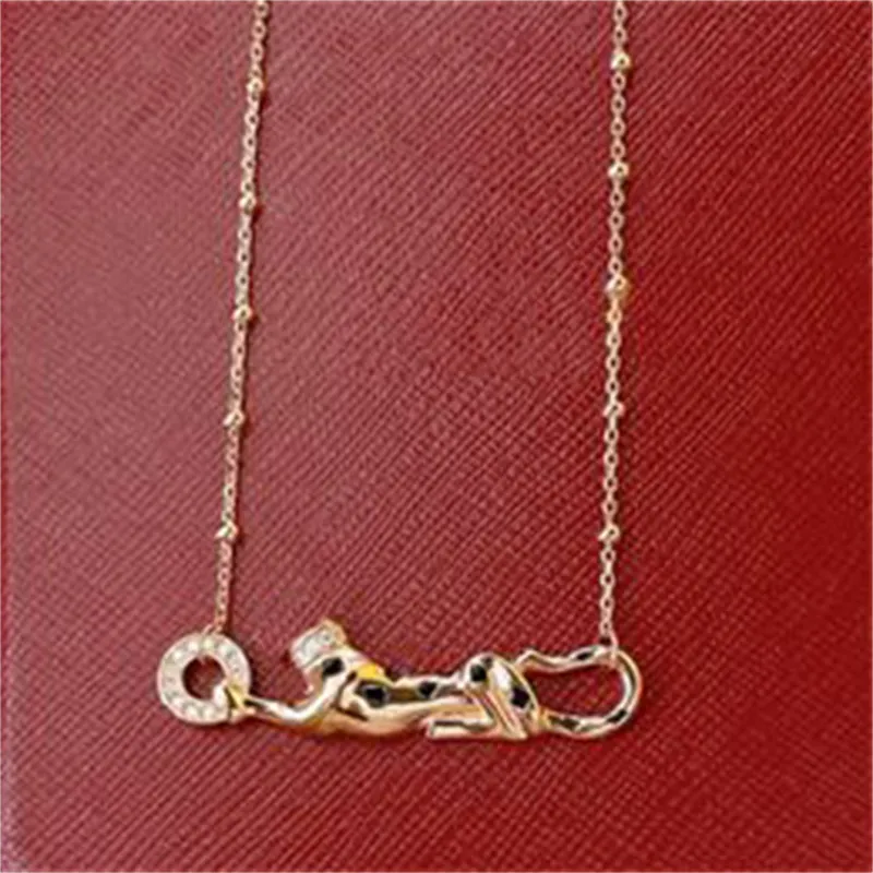 Fashion Necklace Designer Brand Mens Womens Chain Classic Animal Leopard Necklace Luxury Pendant Necklaces Jewelry High Quality