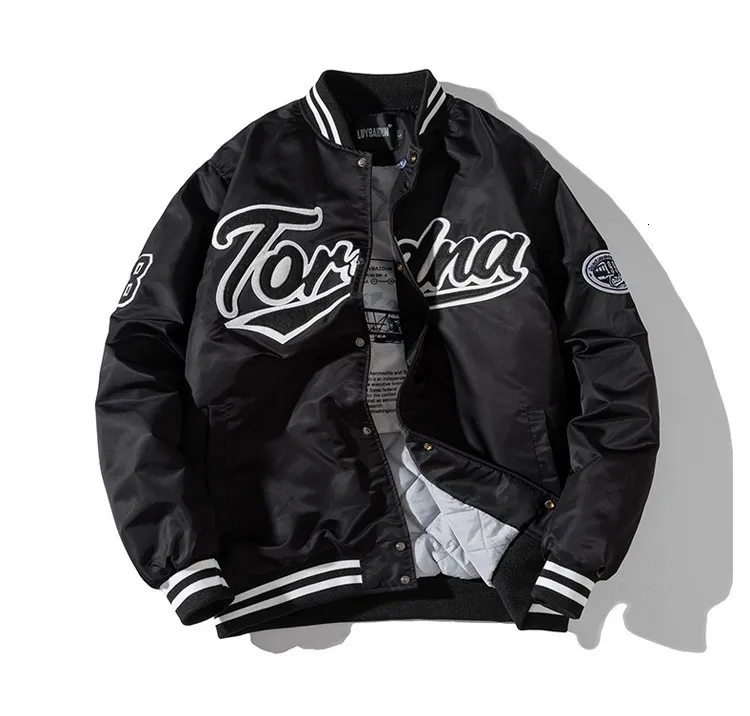 刺繍ジャケットヒップホップ衣料品ジャケットビンテージ野球ジャケット