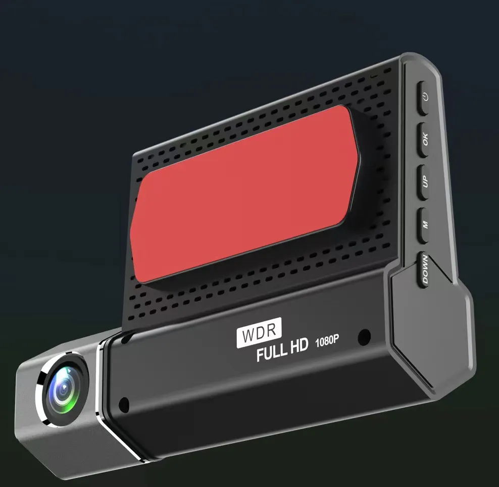 3.0インチカーDVR 3カメラレンズダッシュカメラデュアルレンズ付きデュアルビデオレコーダー自動登録者DVRS 3ウェイダッシュカムV3