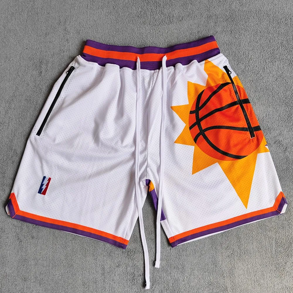 Calça mm masmig shorts de basquete impresso do sol