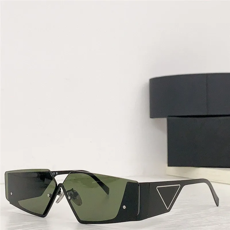 Nouveau design de mode lunettes de soleil carrées 58ZS petit cadre en métal lentille sans monture style simple et populaire lunettes de protection UV400 en plein air