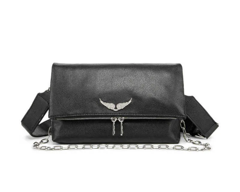 Avondtassen Nieuwe Zadig Voltaire Designer draagtassen Echt leer Vleugelkettingtas Dames Crossbody Zakelijk Eenvoudig Casual Mode Outdoor Satchel Tote Bags