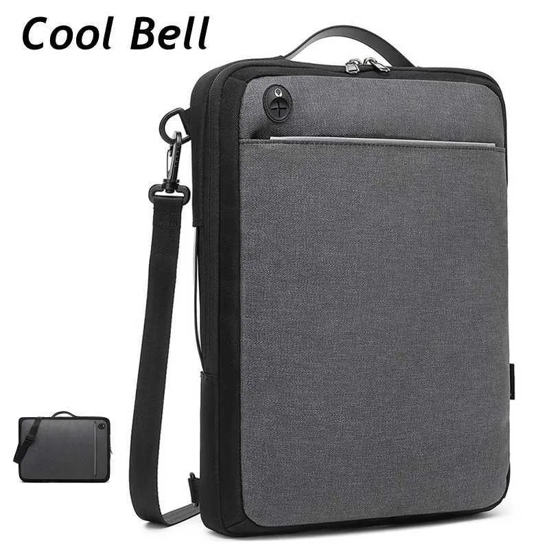 Sac d'ordinateur portable de marque Cool Bell étanche 15 15,4 pouces pour ordinateur portable Compute PC Messenger Case Sac à main Sac à dos Homme Lady Dropship 3200 HKD230828