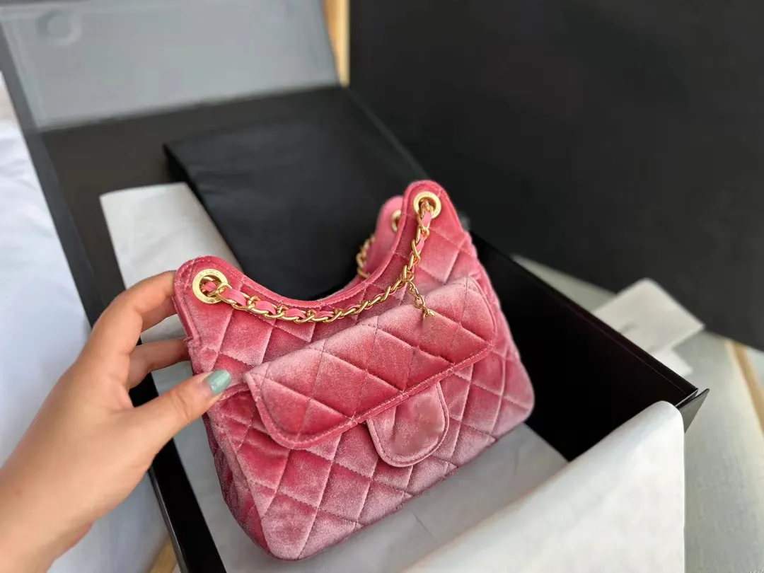 CHANEL Designer de luxe Designer Femmes Classique ChainLeather Toile Mode Sacs à main Sacs 2023 Nouveau sac de velours 23C Disinger BAG pour les filles