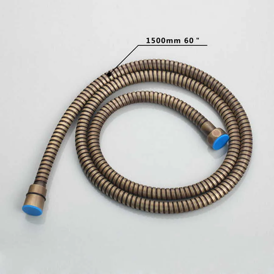 Hello-Plumbing-Hose-Antique-Brass-New-1500mm-Stainless-steel-6012-Bathroom-Bathtub-Sink-Hose