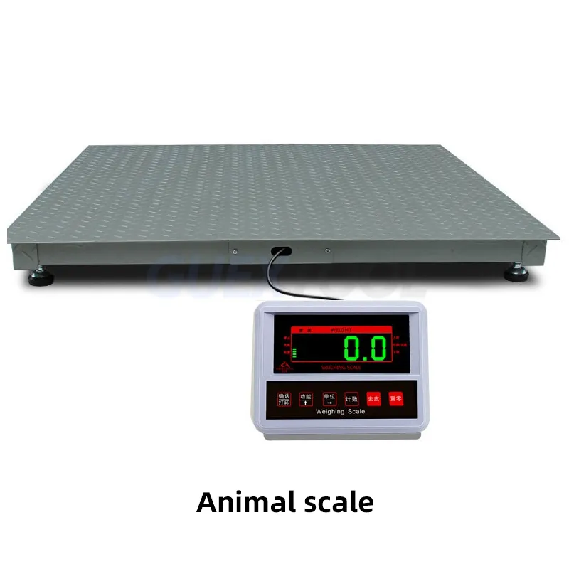 1-3 톤 애완 동물 계량 동물 스케일 전자 애완 동물 스테인리스 강철 체중 규모 방지 큰 동물 전자 스케일
