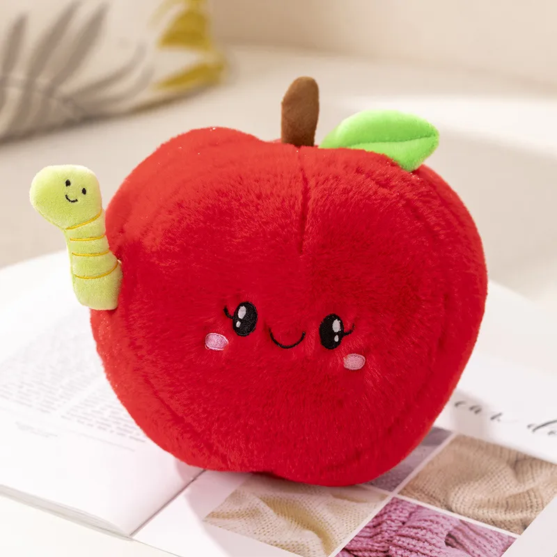 Wholesale cute simulation fruit plush toy throw pillow children's game playmate holiday gift doll machine prizes