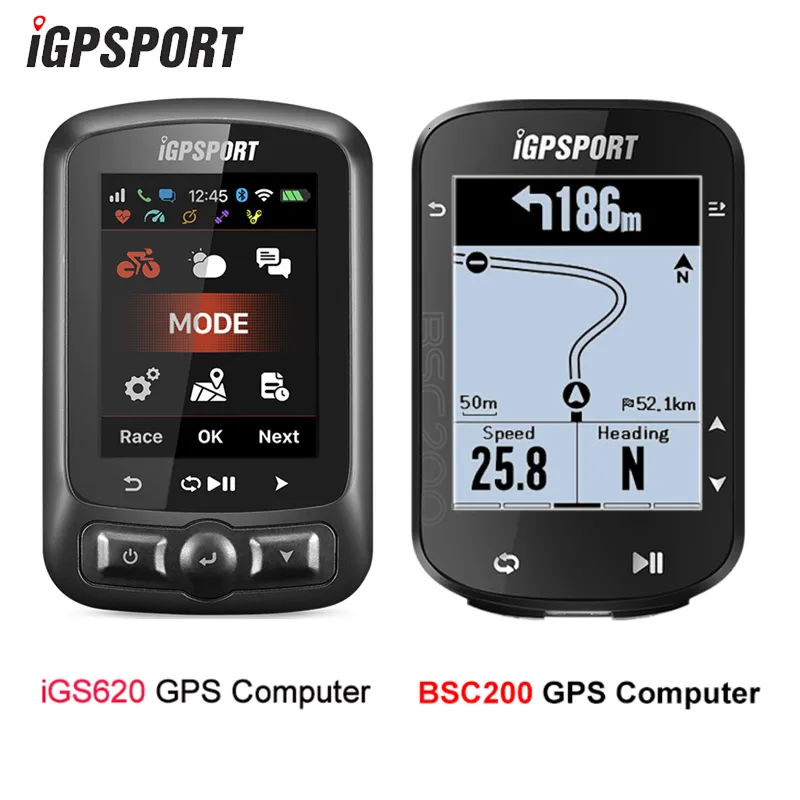 أجهزة كمبيوتر الدراجة IGPSPORT IGS620 IGS 620 BSC200 GPS CYCLING COMPUTY COMPUTY ANT Bluetooth speedmeter GPS Outdoor Bicycle Accessorie 230829